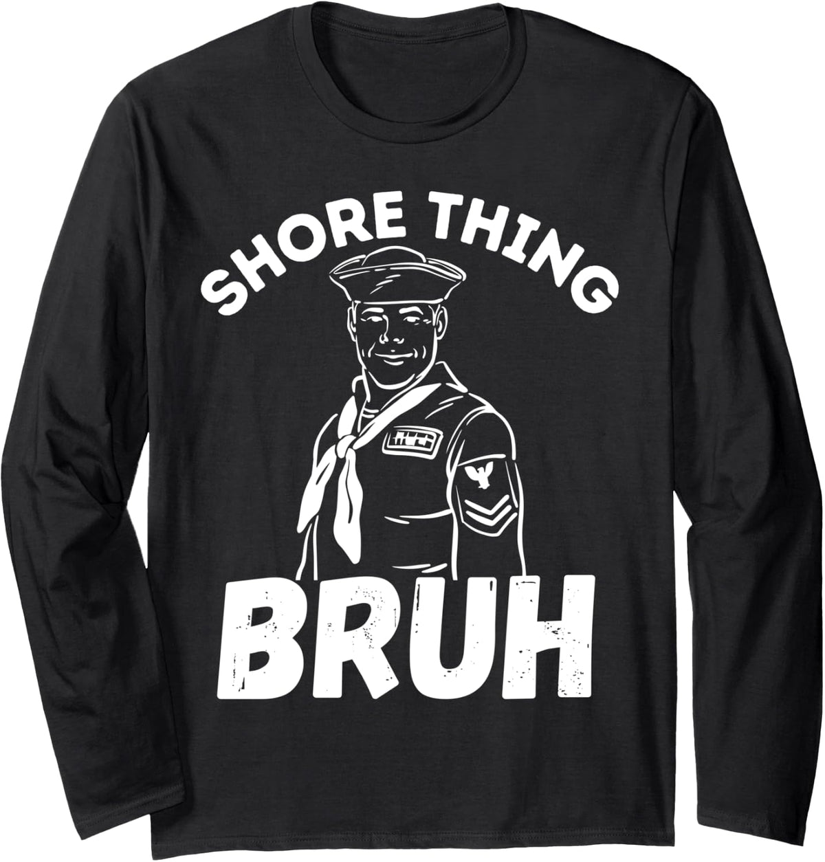 Funny Navy Sea Captain Nautical Swim Beach Pun Vintage Boat Long Sleeve Long Sleeve T Shirt Comfort Fit Hot Right Now