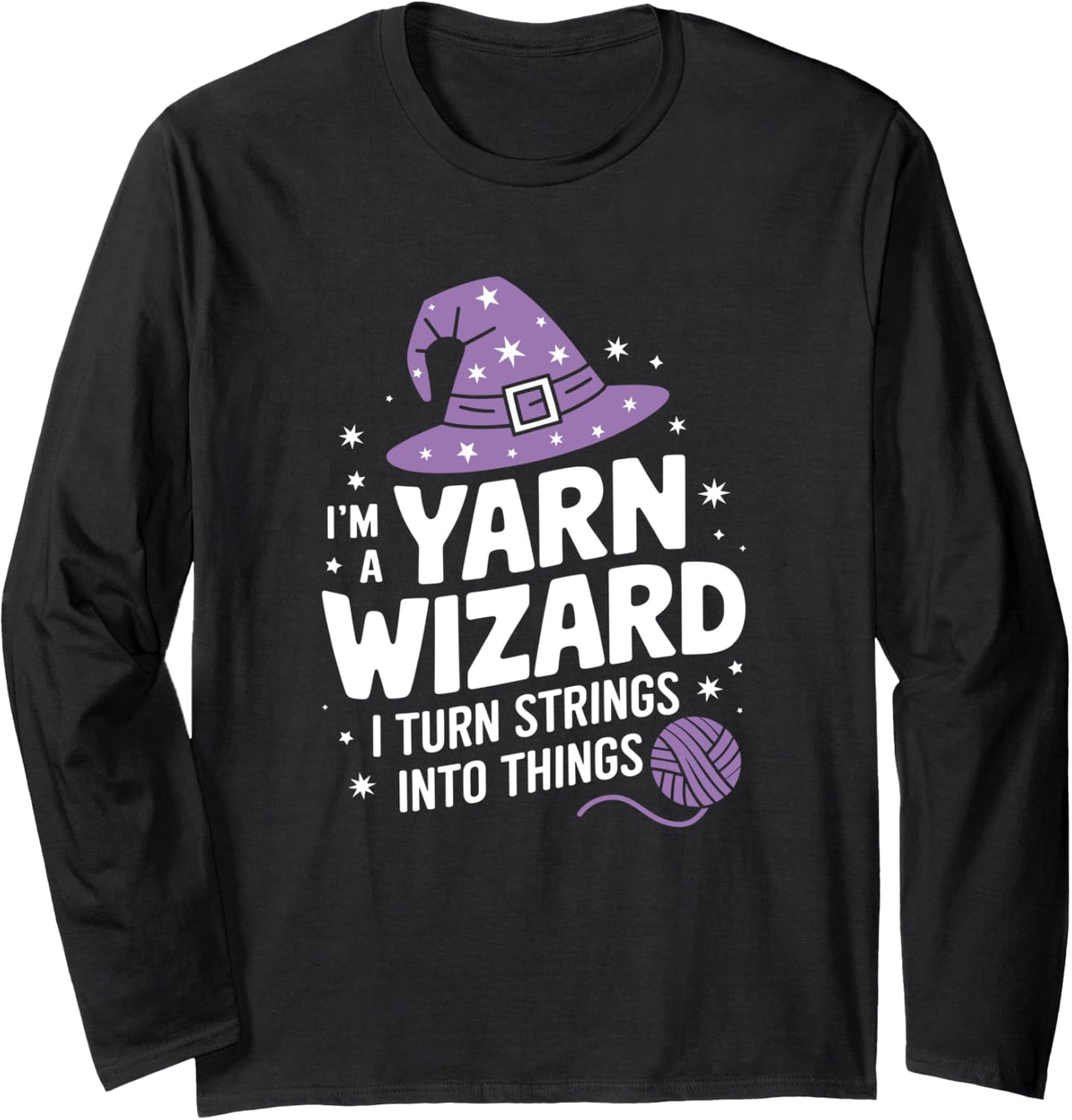 Witty Knitting Design for Yarn Obsessed Women Long Sleeve Yarn Supply | Premium Quality | Perfect for Crafters