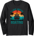 Vintage Retro I Love Motor Boating Funny Boater Boat Owners Long Sleeve Long Sleeve T Shirt High Search Demand Hot Right