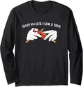 Sorry I'm Late I Saw Yarn Knitting Long Sleeve Yarn Supply | High Search Volume | Perfect for Crafters