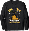 Don't Talk To Me I'm Counting Cat Yarn Long Sleeve Yarn Supply | High Search Volume | Perfect for Crafters