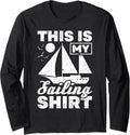 Sailing Captain Boat Sailboat Sailor Long Sleeve Long Sleeve T Shirt Trending US US Top Pick