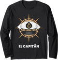 El Capitan Funny Sailor Sailing Sailboat Yacht Boat Graphic Long Sleeve Long Sleeve T Shirt Streetwear Style Best Seller