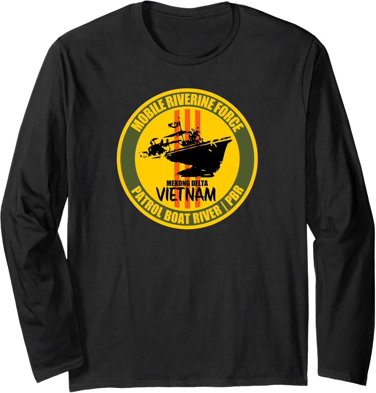 Mobile Riverine Force Long Sleeve Long Sleeve T Shirt Comfort Fit US Top Pick