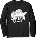 Liner Cruising Captain Ocean Ship Trip Boat Cruise Long Sleeve Long Sleeve T Shirt Trending US Best Seller Look
