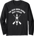 Vote Blue Democrat Joe Biden Harris 2020 Boat Parade Long Sleeve Long Sleeve T Shirt Streetwear Style Fan Favorite