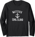 Mattituck Long Island Boating Sailing Nautical Boat Anchor Long Sleeve Long Sleeve T Shirt Viral TikTok Find Best Seller
