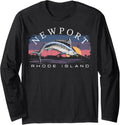 Newport Rhode Island RI US State Fishing Boating Newporter Long Sleeve Long Sleeve T Shirt Comfort Fit Fan Favorite