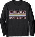 Woodcreek Timberwolves Horizontal Stripes Long Sleeve Apparel | Aesthetic Streetwear