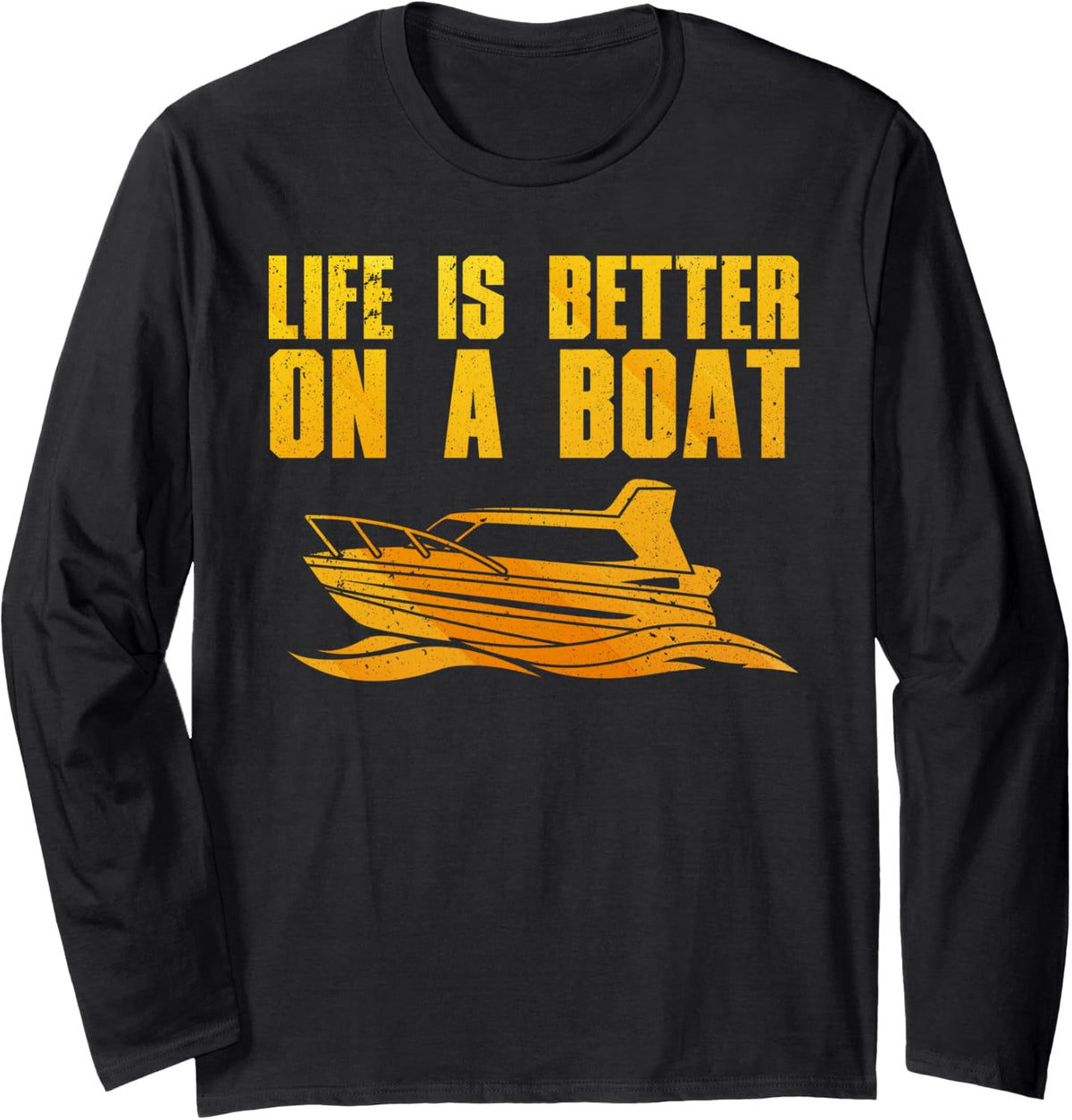 Cool Boating For Men Women Boat Captain Pontoon Yachting Long Sleeve Long Sleeve T Shirt Trending US Everyday Wear