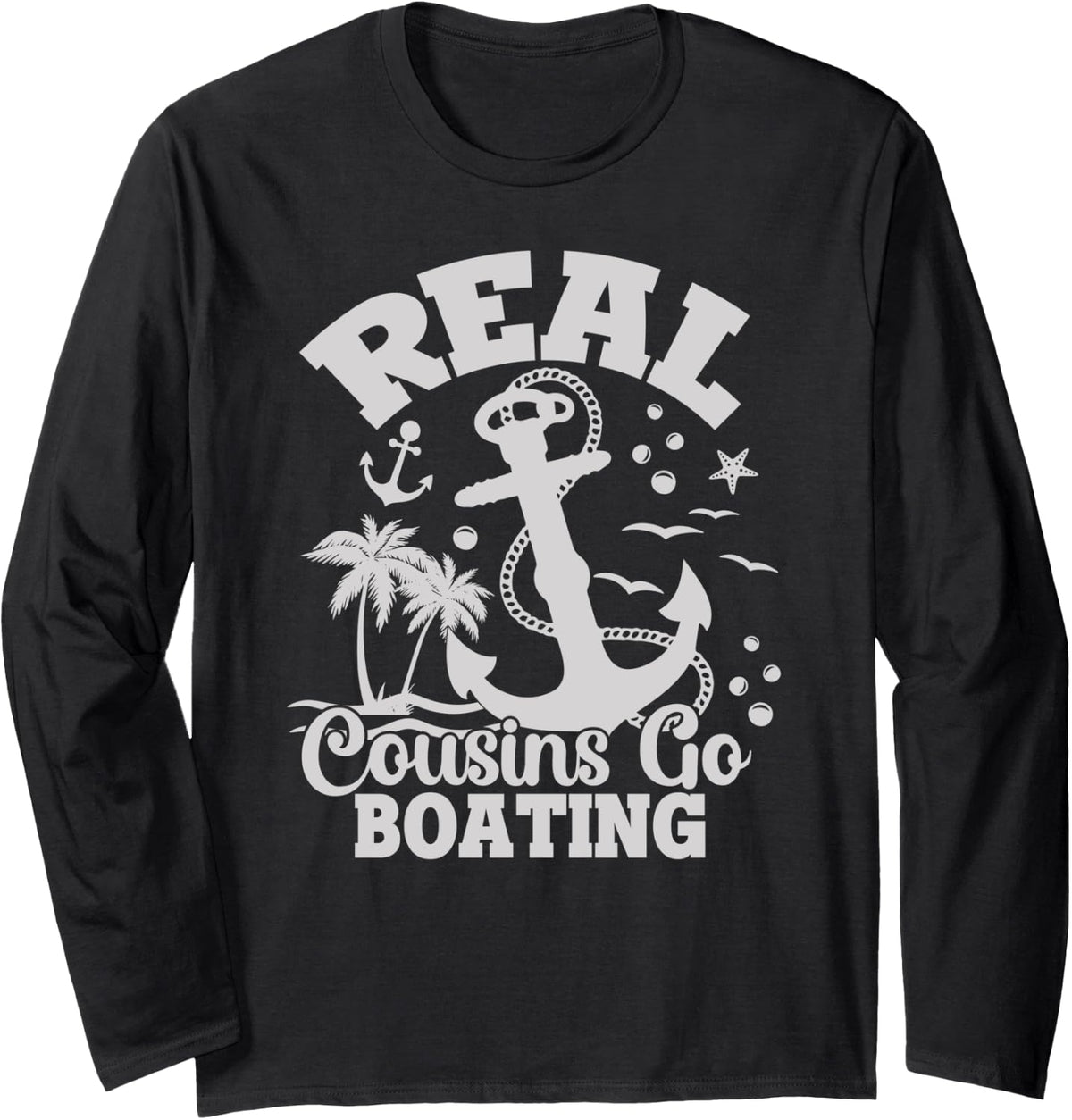 Real Cousins Go Boating 2024 Family Vacation Matching Squad Long Sleeve Long Sleeve T Shirt High Search Demand Gift Read