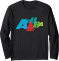 Aruba One Happy Island Word Art Tropical Boat Long Sleeve Long Sleeve T Shirt Trending US Gift Ready