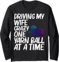 Funny Knitting Gift For Men Papa Crochet Yarn Thread Long Sleeve Yarn Supply | Viral US Pick | High CTR Title