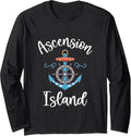 Ascension Island Anchor Ships Boat South Atlantic Ocean Long Sleeve Long Sleeve T Shirt Viral TikTok Find Fan Favorite