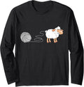 Funny Sheep Yarn Crochet Knitting Lover Crocheting Long Sleeve Yarn Supply | Top Rated | Customer Favorite