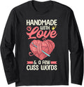 Handmade with Love - Yarn Lover Long Sleeve Yarn Supply | Top Rated | Best Seller Choice