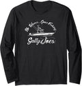 Salty Joe s Fishing Boat Logo Lightweight Graphic Long Sleeve Long Sleeve T Shirt Viral TikTok Find Gift Ready