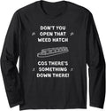 Funny Narrowboat Jokes Canal Barge Boating Narrow Boat Long Sleeve Long Sleeve T Shirt Premium Print Best Seller Look