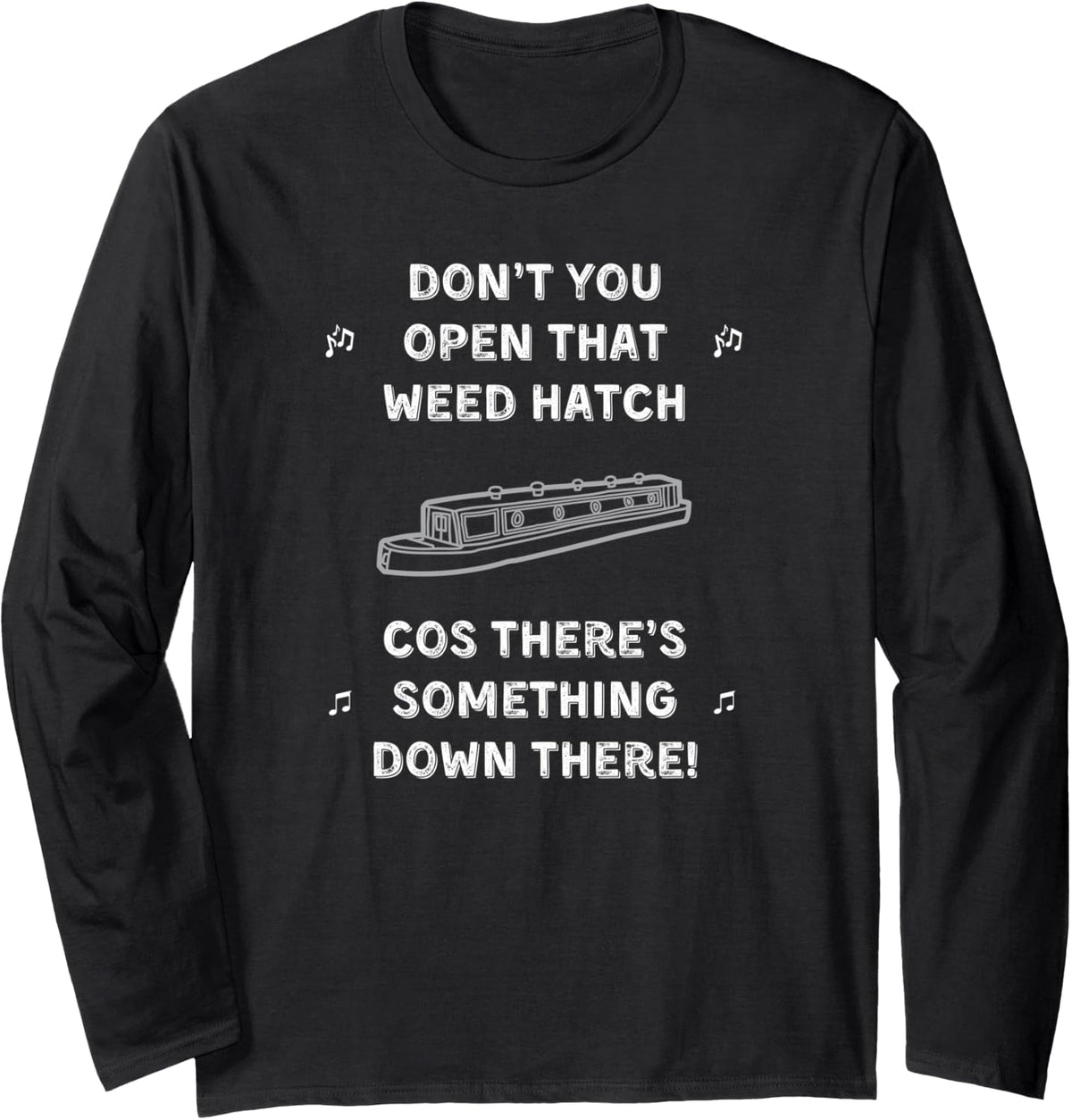 Funny Narrowboat Jokes Canal Barge Boating Narrow Boat Long Sleeve Long Sleeve T Shirt Premium Print Best Seller Look