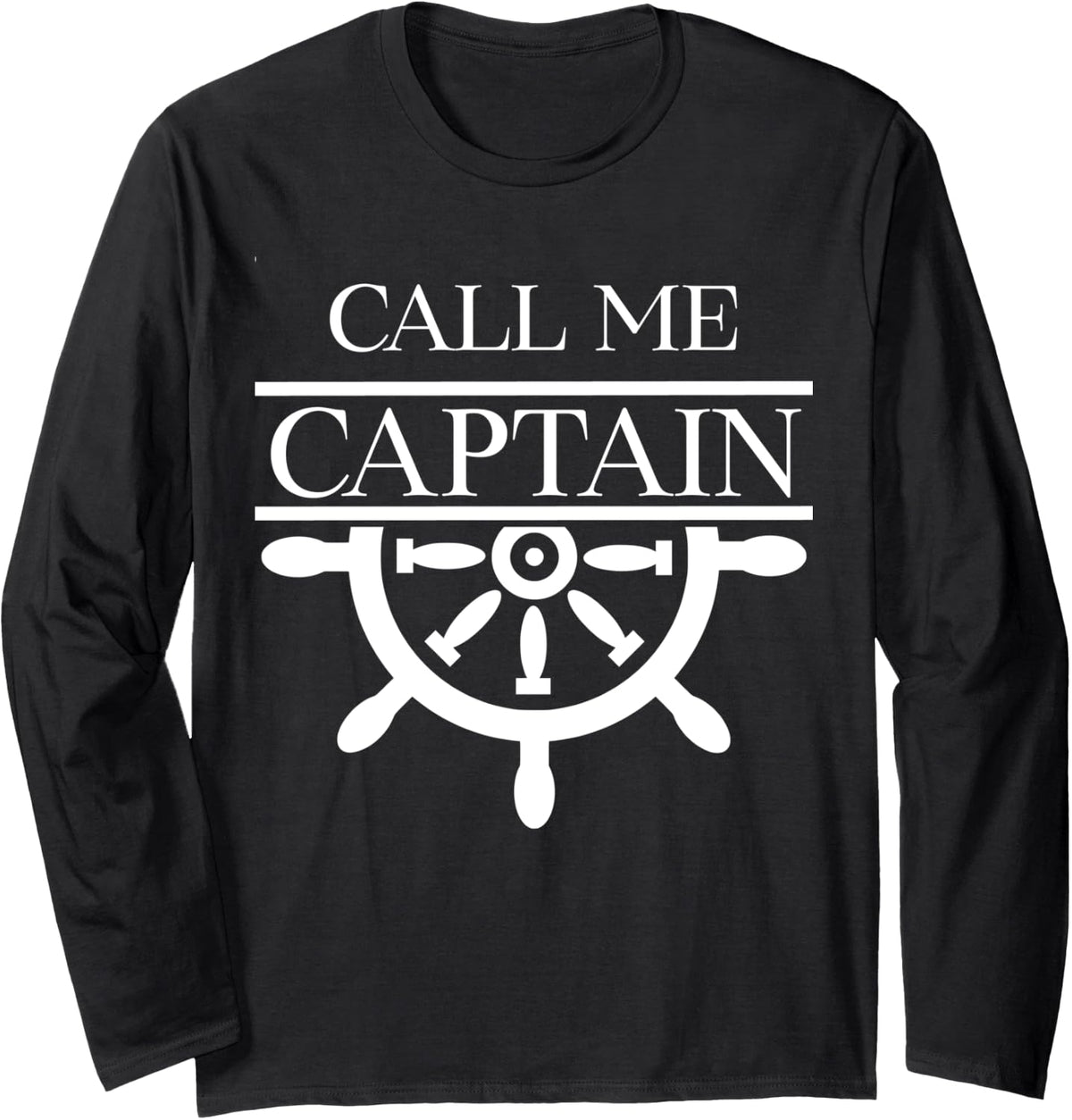 Call Me Captain Steering wheel boating gift Long Sleeve Long Sleeve T Shirt Viral TikTok Find US Top Pick
