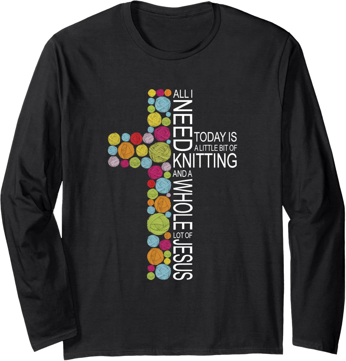 Knit Crochet Knitter Gift Knitting Yarn Funny Long Sleeve Yarn Supply | Viral US Pick | Best Seller Choice