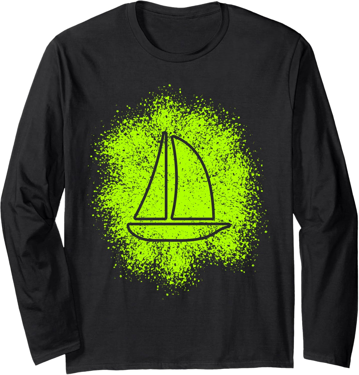 Sailing Boat Yacht Silhouette Long Sleeve Long Sleeve T Shirt Trending US Fan Favorite
