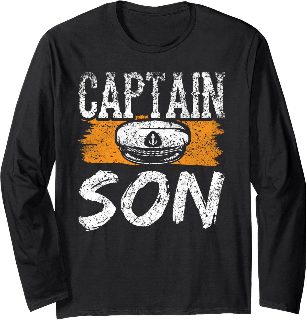 Captain Son Crew Boat Yacht Ship Long Sleeve Long Sleeve T Shirt Comfort Fit Fan Favorite