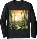 Bamboo's Living Colors A Symphony in Green Long Sleeve Apparel | Trending 2025
