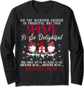 Another Row Yarn Three Gnomes Crocheting Knitting Christmas Long Sleeve Yarn Supply | Top Rated | Best Seller Choice