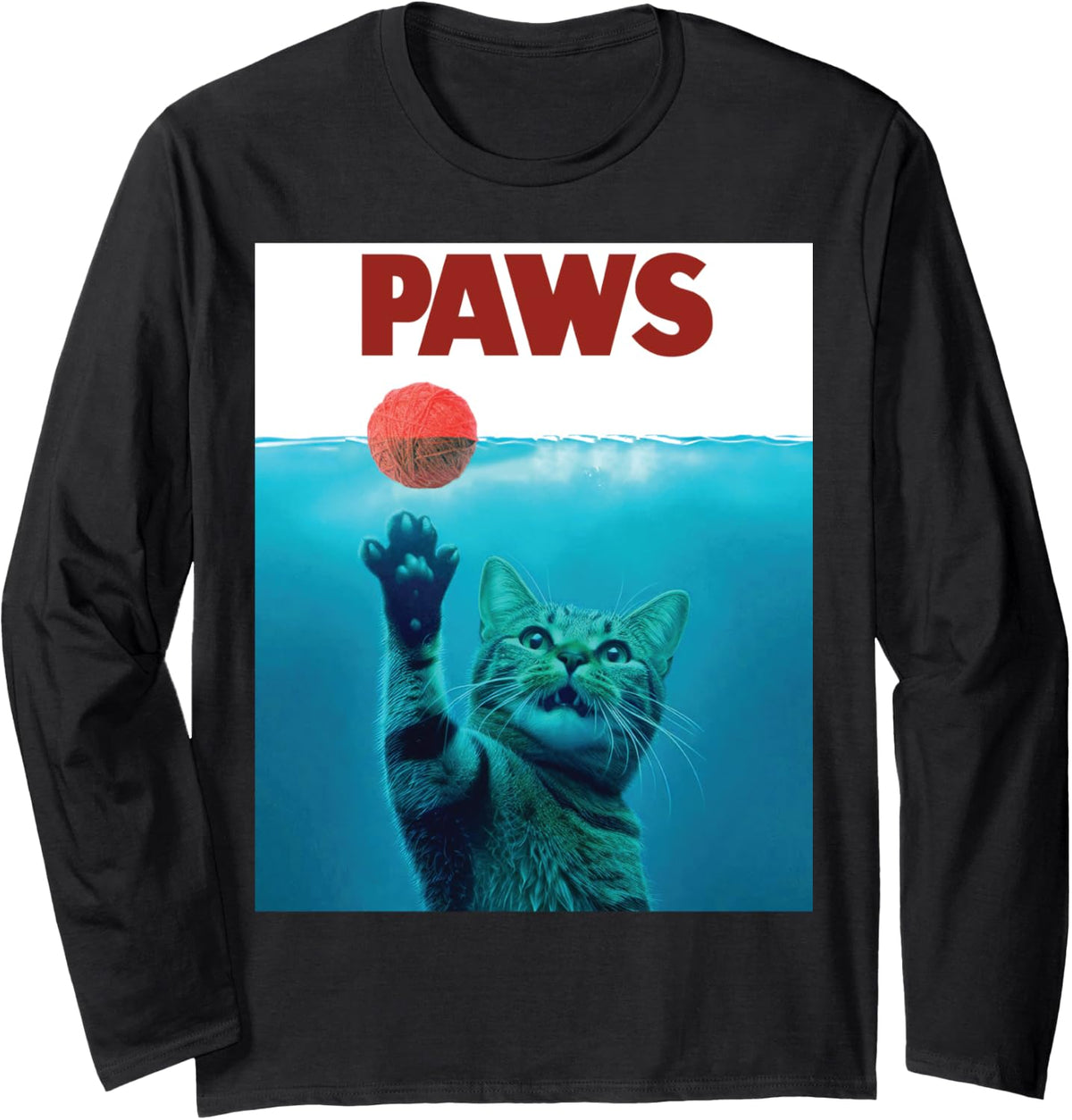PAWS Parody Cat Yarn Humorous Cat Chasing Yarn Ball Kitten Long Sleeve Yarn Supply | Premium Quality | High CTR Title