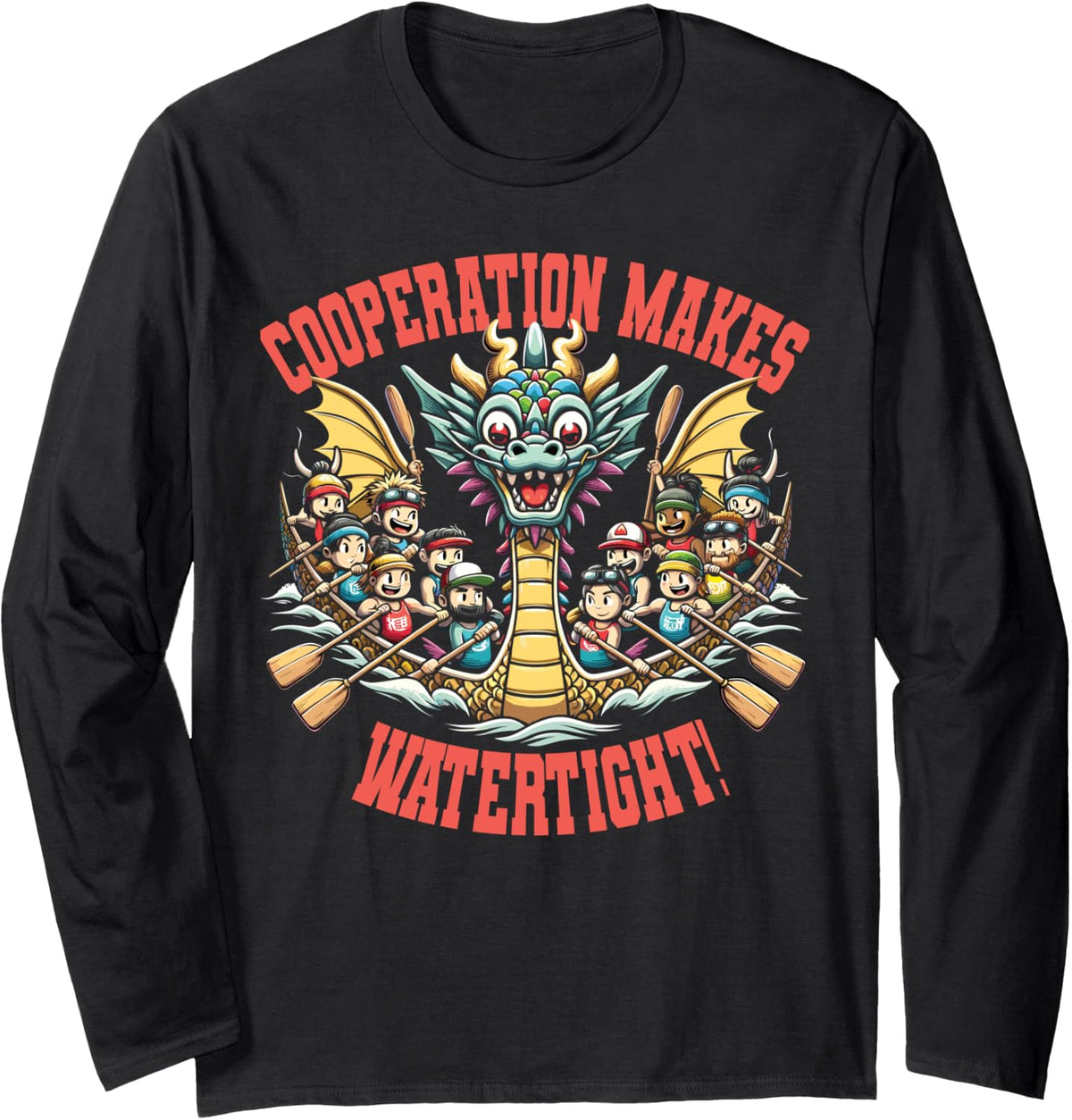 Dragonboating for Dragon Boat Festival Long Sleeve Long Sleeve T Shirt High Search Demand Gift Ready