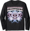 Crocheting Crocheter Crochet Knitting Quilter Skull Yarn 90s Long Sleeve Yarn Supply | Viral US Pick | Perfect for Cr...