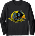 Sailing Boat Sail Ship Sailboat in Sunset Long Sleeve Long Sleeve T Shirt High Search Demand Fan Favorite