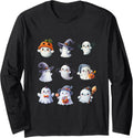 Halloween Crochet Lovers Cute Yarn Ghosts Knitter Long Sleeve Yarn Supply | Trending 2025 | Customer Favorite