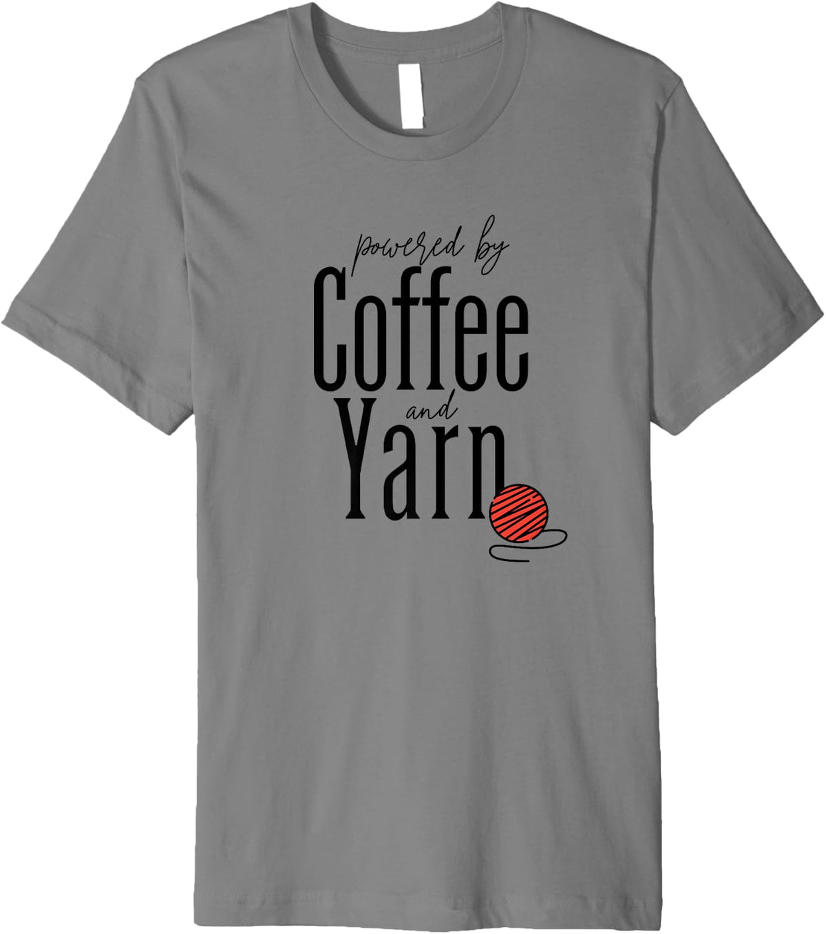 Powered By Coffee and Yarn Premium Yarn Supply | High Search Volume | Perfect for Crafters