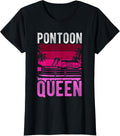 Pontoon QUEEN Pontoon Boat Party Drinking Drink Boat Trip Apparel Trending US US Top Pick