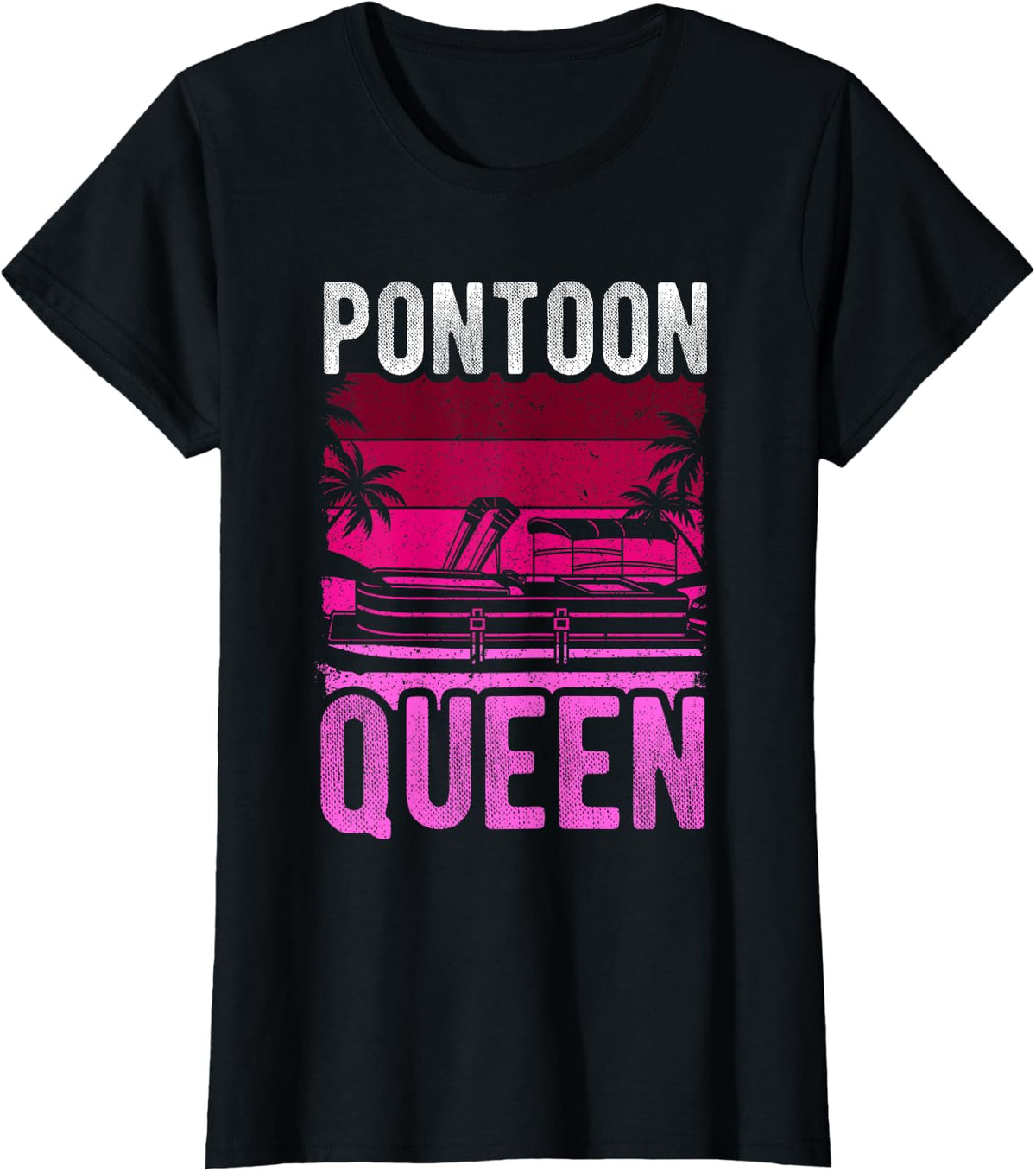 Pontoon QUEEN Pontoon Boat Party Drinking Drink Boat Trip Apparel Trending US US Top Pick