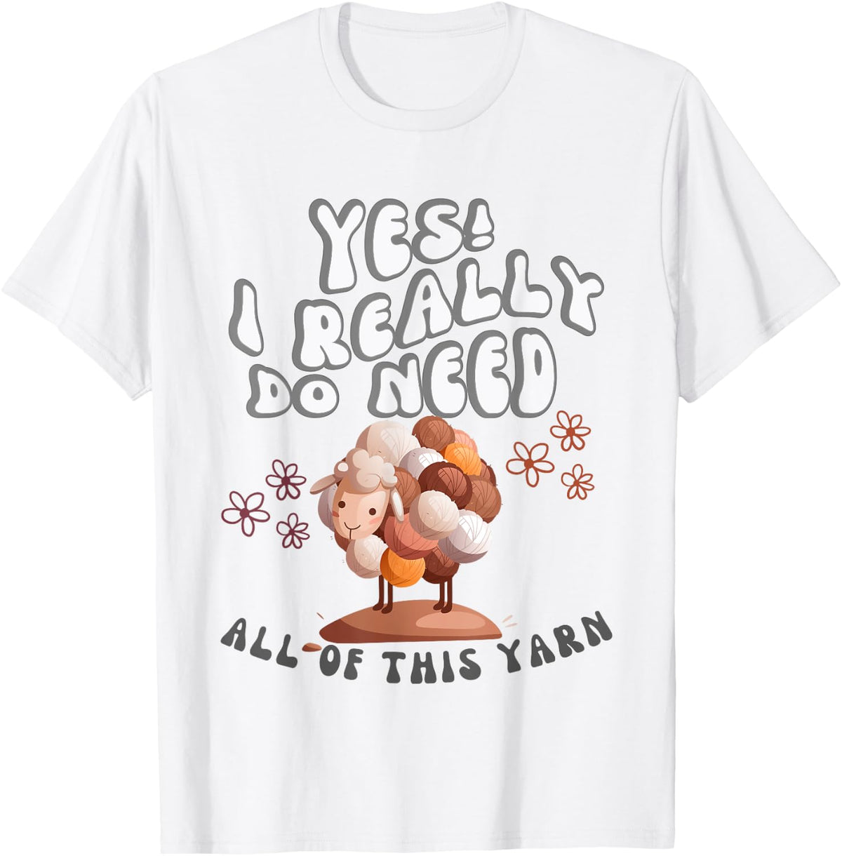Funny for KNITTER or CROCHETER sheep with yarn balls Yarn Supply | Premium Quality | Best Seller Choice