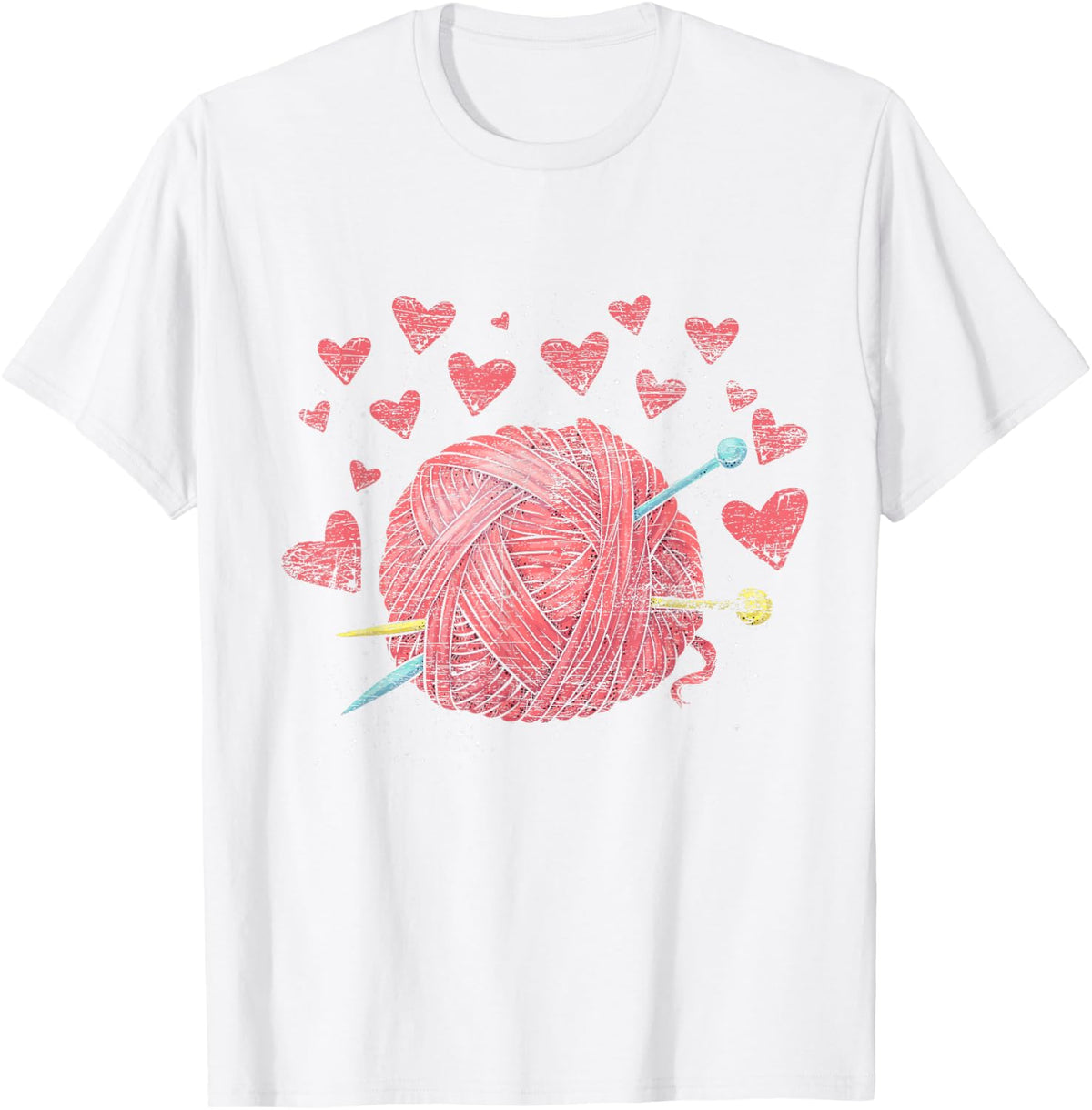 Crocheting Lover Knitter Crocheter Hearts Yarn Knitting Yarn Supply | Viral US Pick | Perfect for Crafters