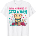 Easily distracted by Cats and yarn Yarn Supply | Top Rated | Best Seller Choice