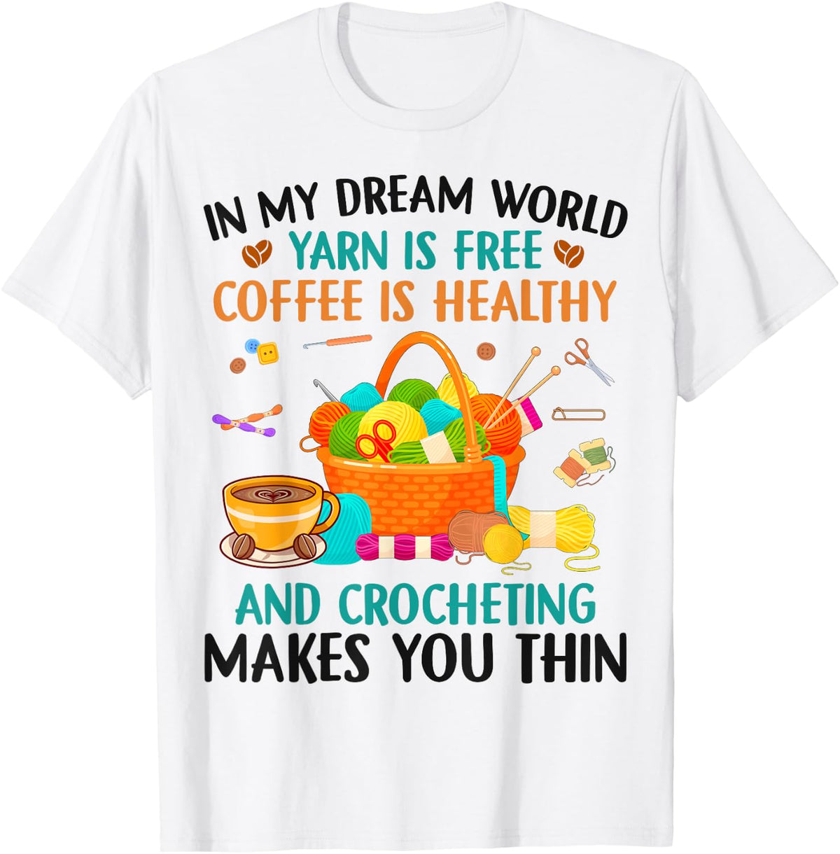 Crochet Yarn Coffee Collecting Lover knitting Yarn Hoarder Yarn Supply | Top Rated | High CTR Title