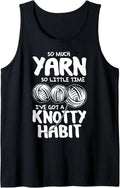 So Much Yarn So Little Time - Yarn Lovers T-Shirt Tank Top T-Shirt | Viral US Pick | Perfect for Crafters
