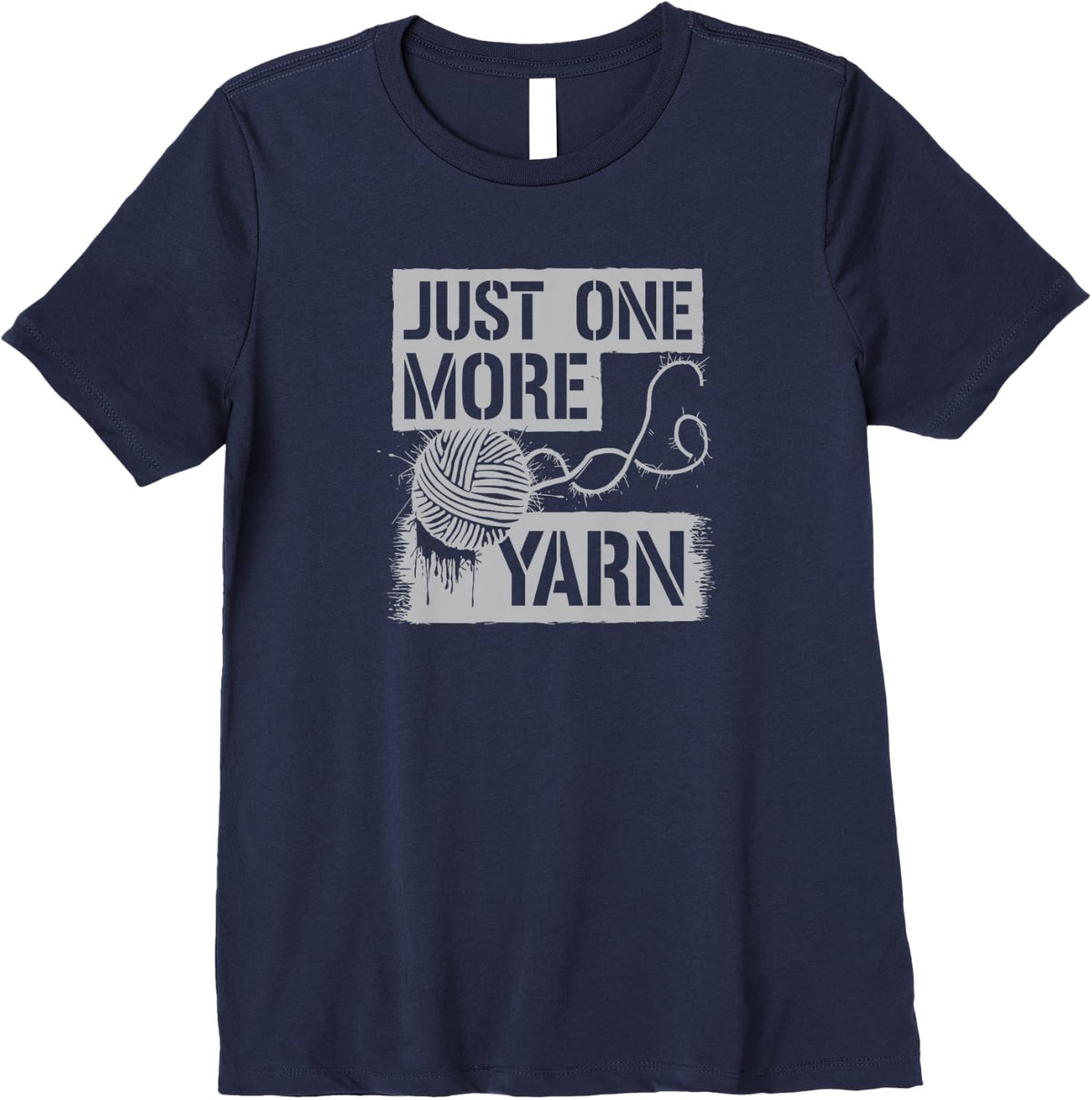 Womens Yarn Addict Life Just One More Yarn Design Premium Yarn Supply | Trending 2025 | Perfect for Crafters