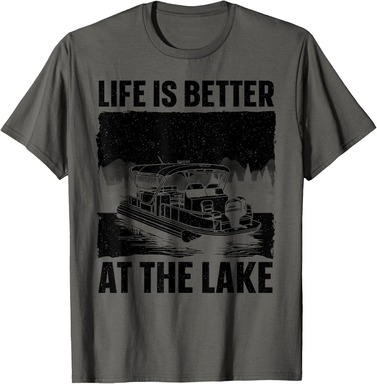 Funny Pontoon Boat Art For Men Women Pontoon Boat Captain Apparel High Search Demand Everyday Wear
