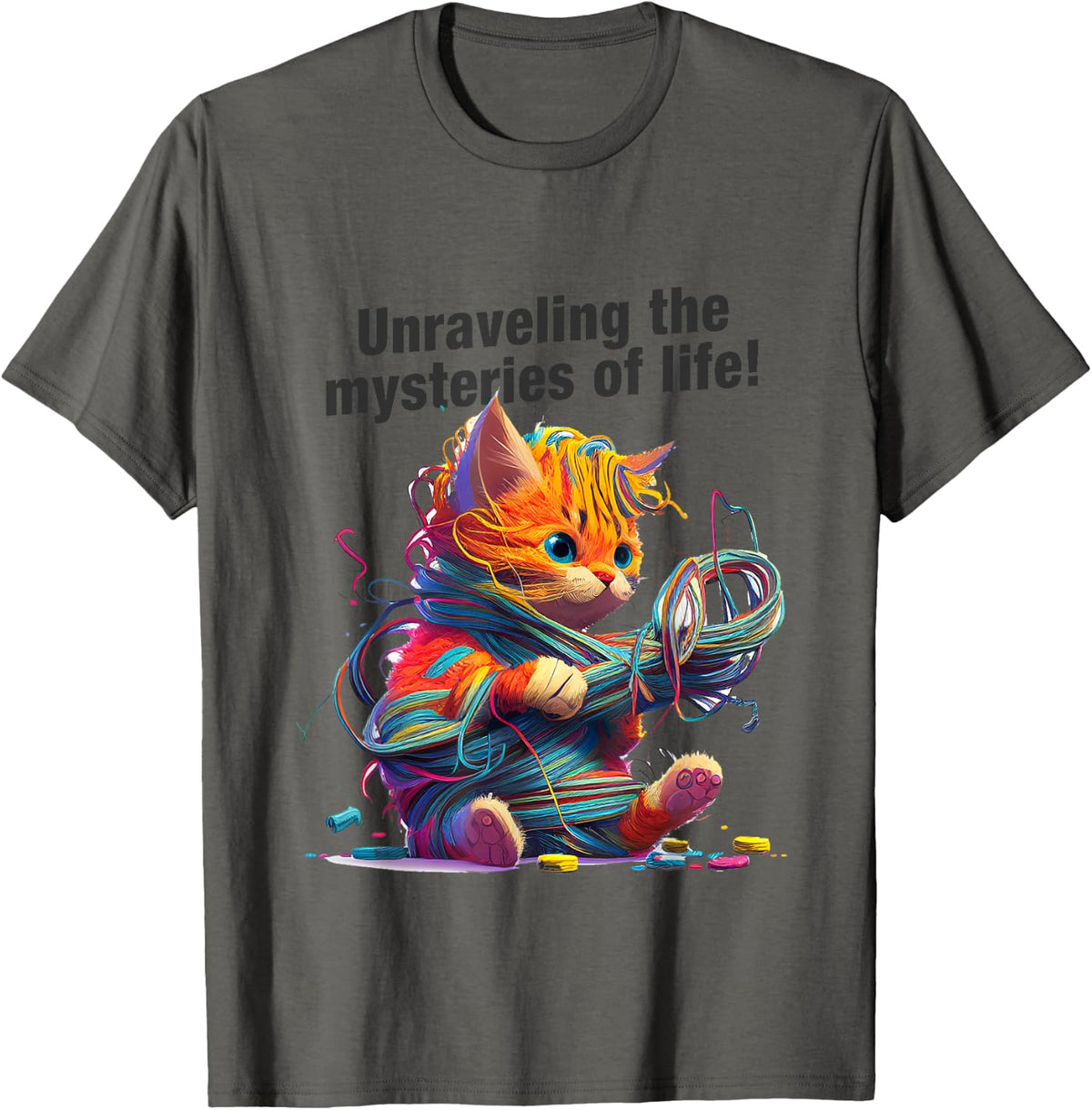 Playful Cat with Yarn - Cute Feline Fashion Yarn Supply | Viral US Pick | Customer Favorite