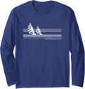 North Topsail Beach NC Vintage Sailing 70s Nautical Sailboat Long Sleeve Long Sleeve T Shirt Viral TikTok Find Everyday