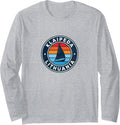 Klaipeda Lithuania Vintage Sailboat Retro 70s Long Sleeve Long Sleeve T Shirt Trending US Gift Ready
