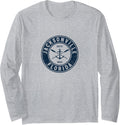 Jacksonville Florida FL Vintage Boat Anchor Oars Long Sleeve Long Sleeve T Shirt Streetwear Style Gift Ready