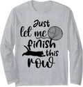 Knitting Crochet Crocheting Cat Kitten Yarn Mom Woman Girl Long Sleeve Yarn Supply | Trending 2025 | Customer Favorite