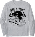 Beer Toons Cute Summer Boating Pontoon Boat Gift Long Sleeve Long Sleeve T Shirt Premium Print Hot Right Now